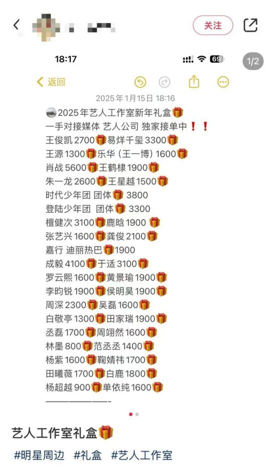 从新年礼盒看明星商务版图谁赢了2024？(图10)