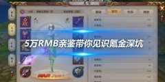 《天龙八部手游》家5万RMB亲鉴带你见识氪金深坑