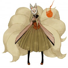 设计师brackhar:早期的阿狸概念设计图上,她是长着狐狸的面孔,当是藏